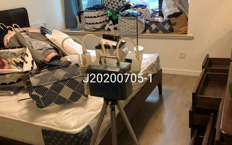 上海住宅家庭室內(nèi)甲醛檢測(cè)現(xiàn)場(chǎng)照片