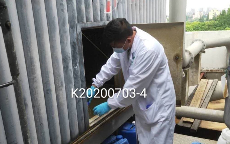 上海水箱水檢測現場